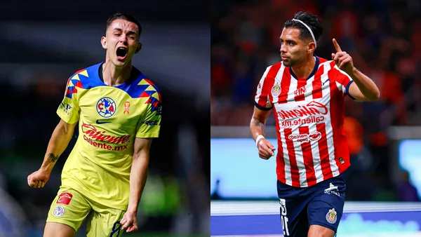 América y Chivas en partidos de Liga MX. | Fotos: IG oficial de Fidalgo y X oficial de Chivas