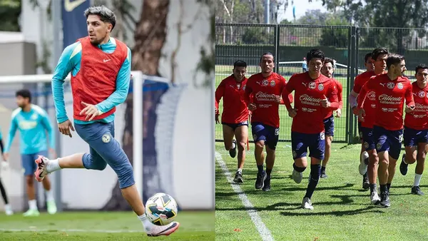 América y Chivas se han visto afectado por lesiones / Foto: X @clubamerica y @chivas