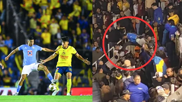 América y Cruz Azul empataron a ceros pero existió violencia en las gradas | Foto: MexSport