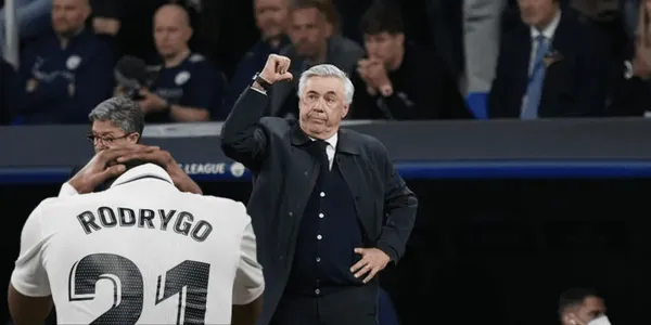 Ancelotti expresó su molestia por una acción de Rodrygo