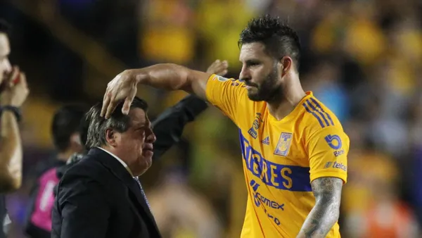 André Gignac y Miguel Herrera (Foto: ESPN)