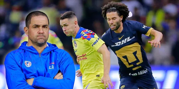 André Jardine dirigiendo el duelo América vs. Pumas / Foto: Getty Images