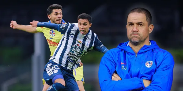 André Jardine durante el duelo entre América y Pachuca / Foto: Getty Images
