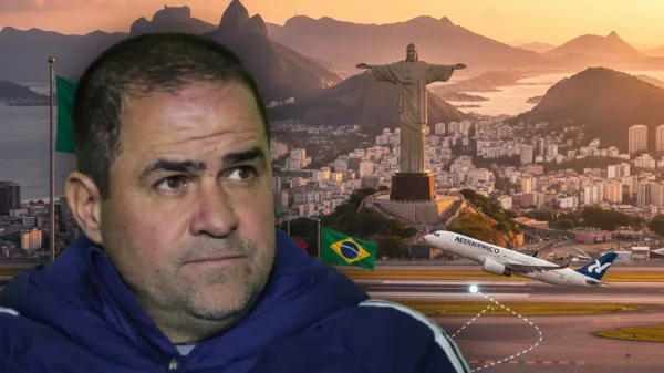 André Jardine durante el duelo entre América y Rayados