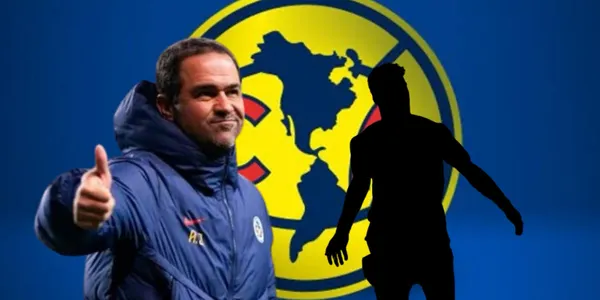 André Jardine junto a futbolista incógnito / FOTO MILENIO