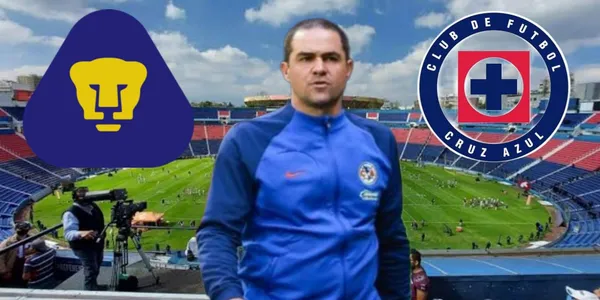 André Jardine y al fondo el Estadio Ciudad de los Deportes (Foto: Imago7)