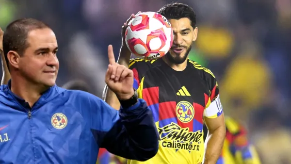 André Jardine y Henry Martín en el América