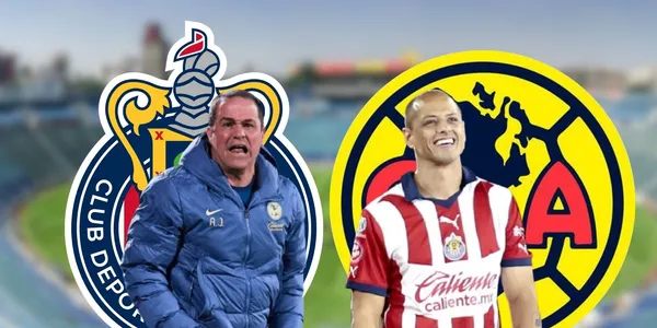 André Jardine y Javier Hernández (fuente: Mexsport)