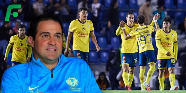 André Jardine y jugadores del América en el duelo con Xolos (Fuente: MEXSPORT)