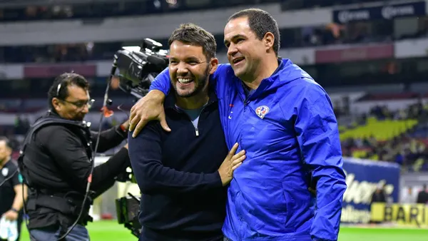 André Jardine y Nicolás Larcamón (Foto: MEXSPORT)