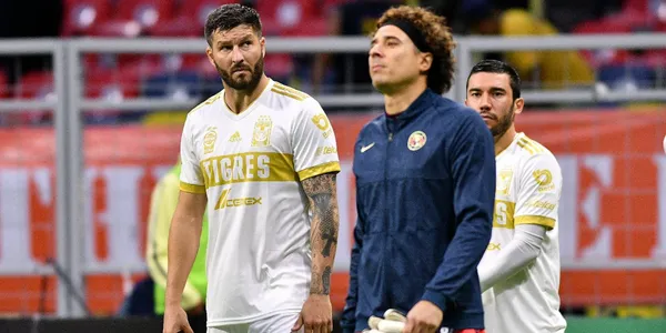 André-Pierre Gignac durante el cotejo ante Club América