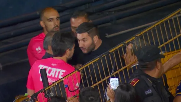 André-Pierre Gignac enojado (Foto: TV Azteca)