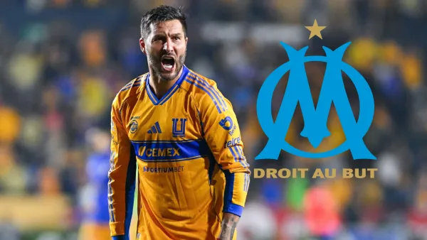 André-Pierre Gignac festejando un gol de Tigres