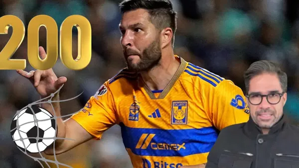 André-Pierre Gignac llegó el doble centenar de anotaciones con la camiseta de los Tigres.