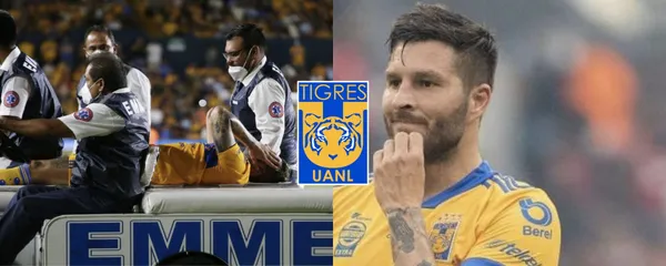 André-Pierre Gignac salió en camilla del partido contra Xolos y mientras tanto Tigres ya firmó a su reemplazo.
