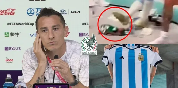 Andrés Guardado prefirió defender a la selección de Argentina y a Messi en el tema de la camiseta pisada en el vestidor.