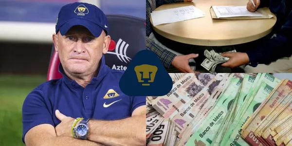 Andrés Lillini tiene una carga muy pesada de 70 MDP por los que no puede dirigir bien a Pumas.