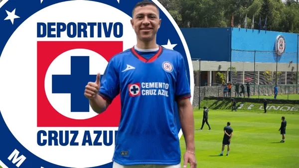 Andrés Montaño en su presentación con Cruz Azul / Foto: IMAGO7