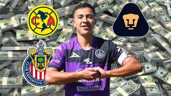 Andres Montaño festejando un gol / Imagen