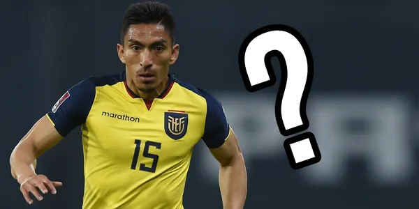 Ángel Mena durante su participación de la Selección Ecuatoriana