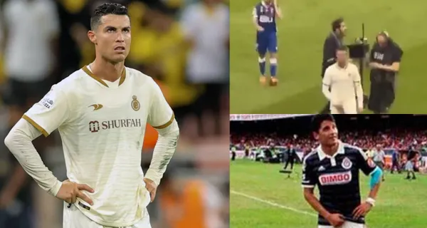 Ángel Reyna fue el jugador que se tomó de su zona, tras una polémica, ahora Cristiano hizo lo mismo tras que le gritaron Messi. Esta sería su sanción.