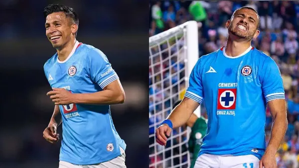 Ángel Sepúlveda y Giorgos Giakoumakis con Cruz Azul (Foto: Mexsport)