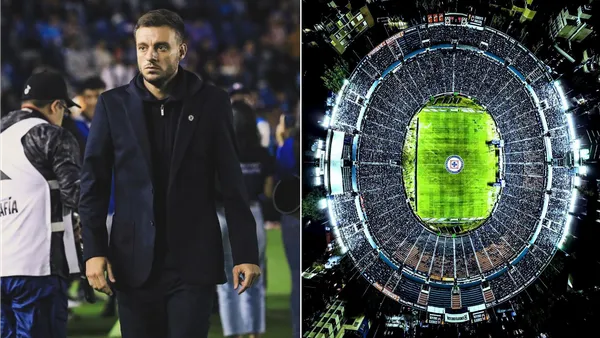 Anselmi destacó asistencia de afición celeste sobre Pumas y América Foto: @martinanselmi, @wdeprotes