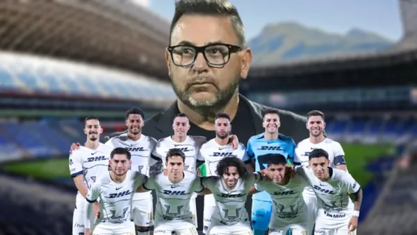 Antonio Mohamed y cuadro de Pumas / Imagen: Once Diario