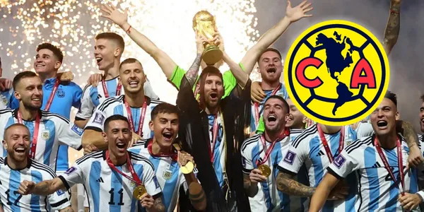 Argentina levantando la Copa del Mundo en Qatar 2022 / Foto: EFE