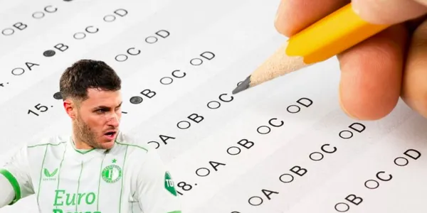 Así califican a Santiago Giménez por su actuación en el Almere vs Feyenoord