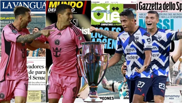 Así se expresan los medios argentinos del Monterrey, luego de que se enteraran que el Inter de Miami y Lionel Messi son los rivales