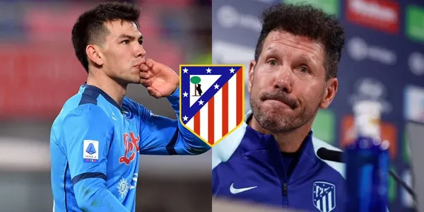 Atlético de Madrid le puso los ojos a Hirving Lozano y Diego Simeone estaría convencido gracias a un jugador muy cercano al Chucky
