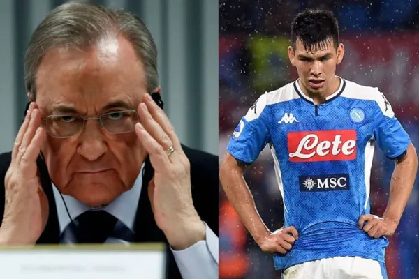 Aunque Carlo Ancelotti considera a Hirving Lozano, el presidente del Real Madrid le da un golpe bajo al mexicano.