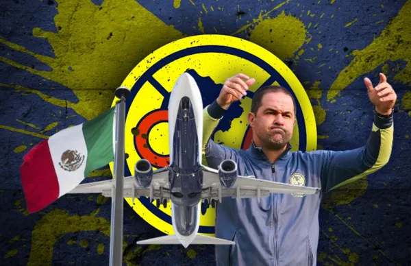 Avión, bandera de México y André Jardine/Foto Blogspot.