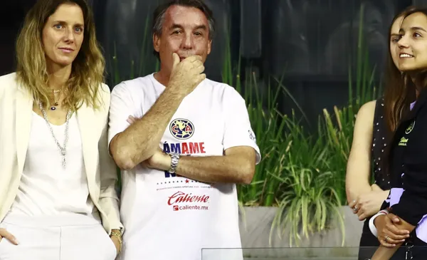 Azcárraga festeja el campeonato de las Águilas del América (Fuente: Mexsports)