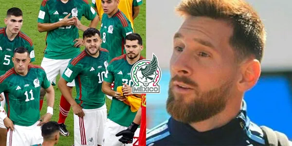 Bailó a Rodrigo de Paul, fue el único que generó peligro en el Tri, se ganó una foto con Messi