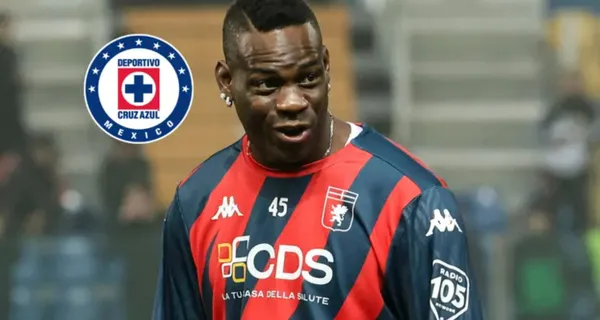 Balotelli en un partido amistoso con su club el Genoa (Fuente: El Siglo de Torreón)