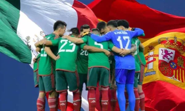 Banderas de México y de España flameando (Fuente: Caribean News)