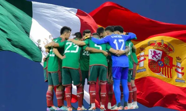 Banderas de México y de España ondeándose en el aire (Fuente: Caribbean News)