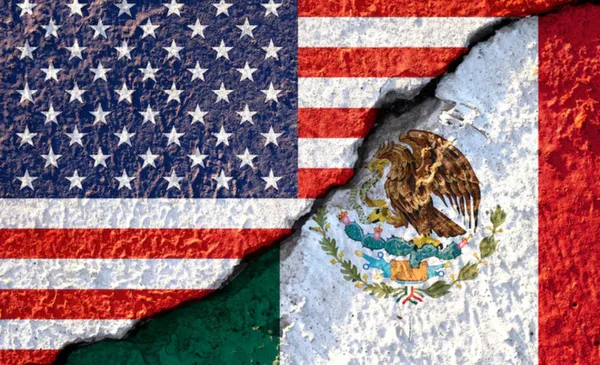 Banderas de México y de los Estados Unidos (Fuente: Mexsports)