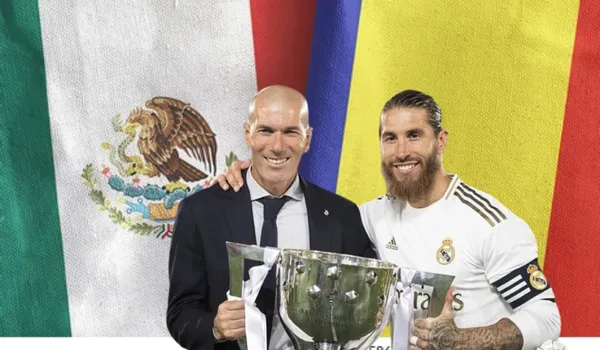 Banderas de Rumanía y de México son colocadas de fondo / El universal