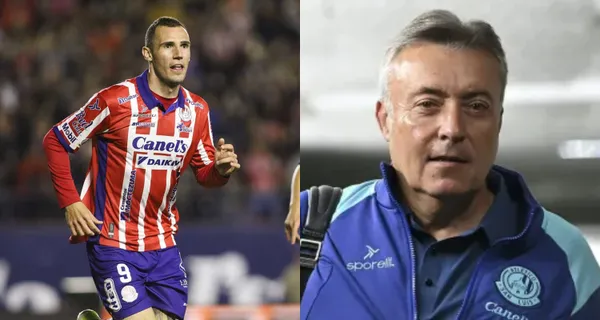 Bonatini festeja con del Atlético de San Luis (Fuente: Mexsports)