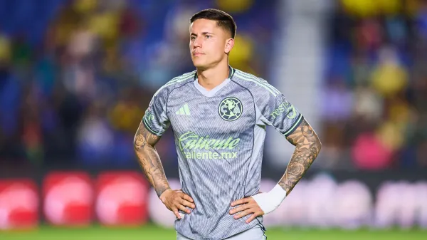 Brian Rodríguez tras fallar el penal ante Mazatlán