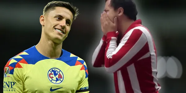 Brian Rodríguez y aficionado de Chivas / Foto: MEXSPORT