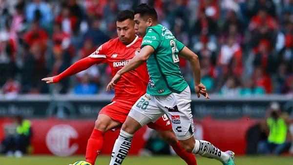 Bronca en el Toluca vs León por culpa arbitral / Foto: Marca