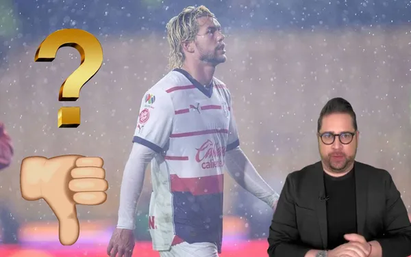 Cade Cowell pasó sin pena ni gloria en la cancha del 'Volcán' el domingo.