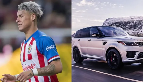 Calderón y uno de los autos más lujosos de la plantilla