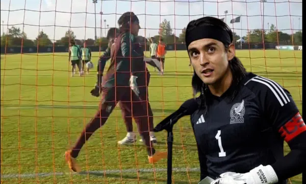 Carlos Acevedo en la concentración de la selección nacional mexicana (Fuente: FMF)