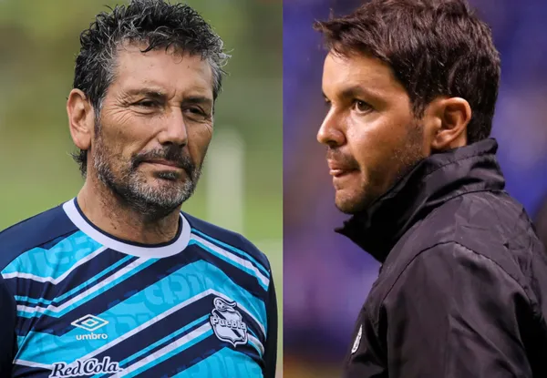 Carlos Poblete, directivo del Puebla habla acerca de la permanencia de Nicolás Larcamón.