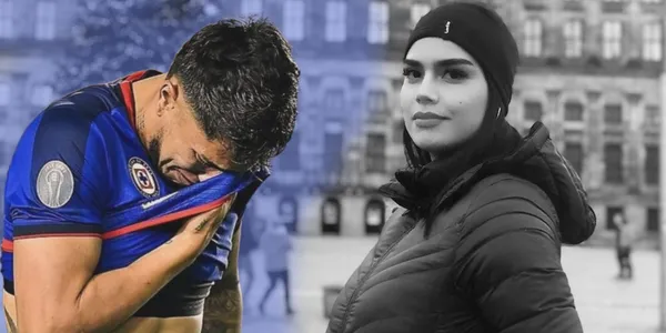 Carlos Salcedo durante su etapa en Cruz Azul y Paola Salcedo (Fuente: Mediotiempo)